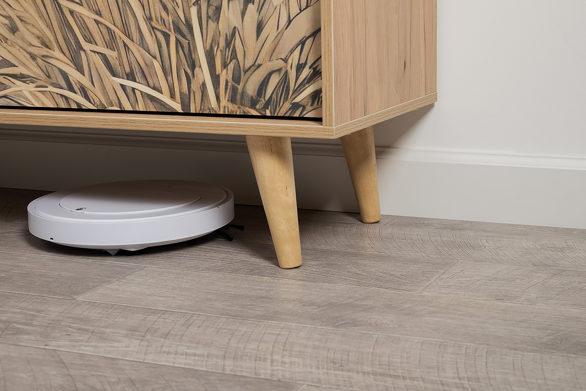 Комод Моби Току 16.230.04 Гикори Рокфорд Натуральный KO86 PW Белый PE шагрень