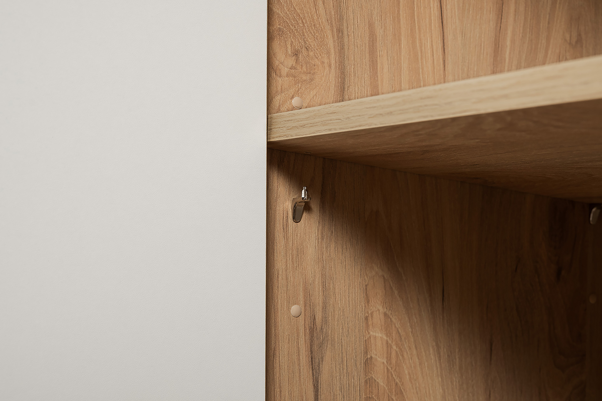 Комод Моби Току 16.230.04 Гикори Рокфорд Натуральный KO86 PW Белый PE шагрень