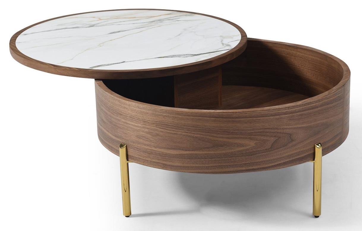 Стол журнальный ESF CT6057CS (D80)