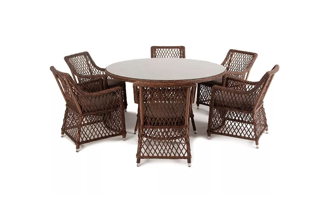 Обеденная группа плетеная 4sis