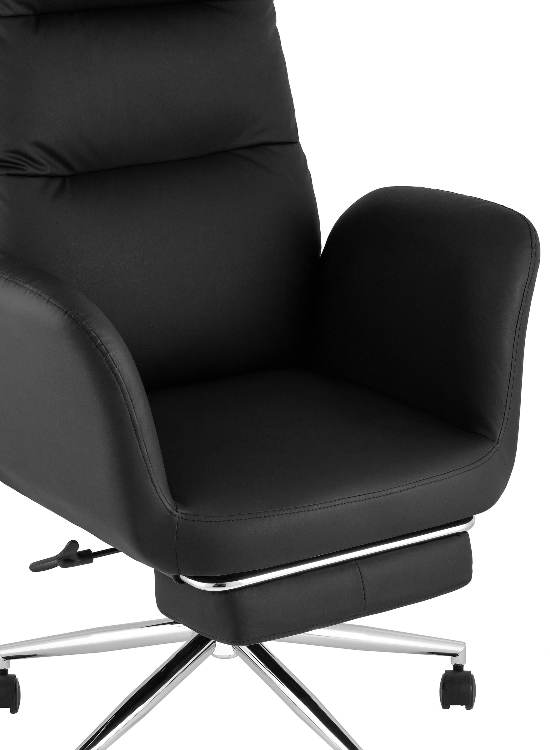 Кресло руководителя STOOL GROUP Solid NC с оттоманкой