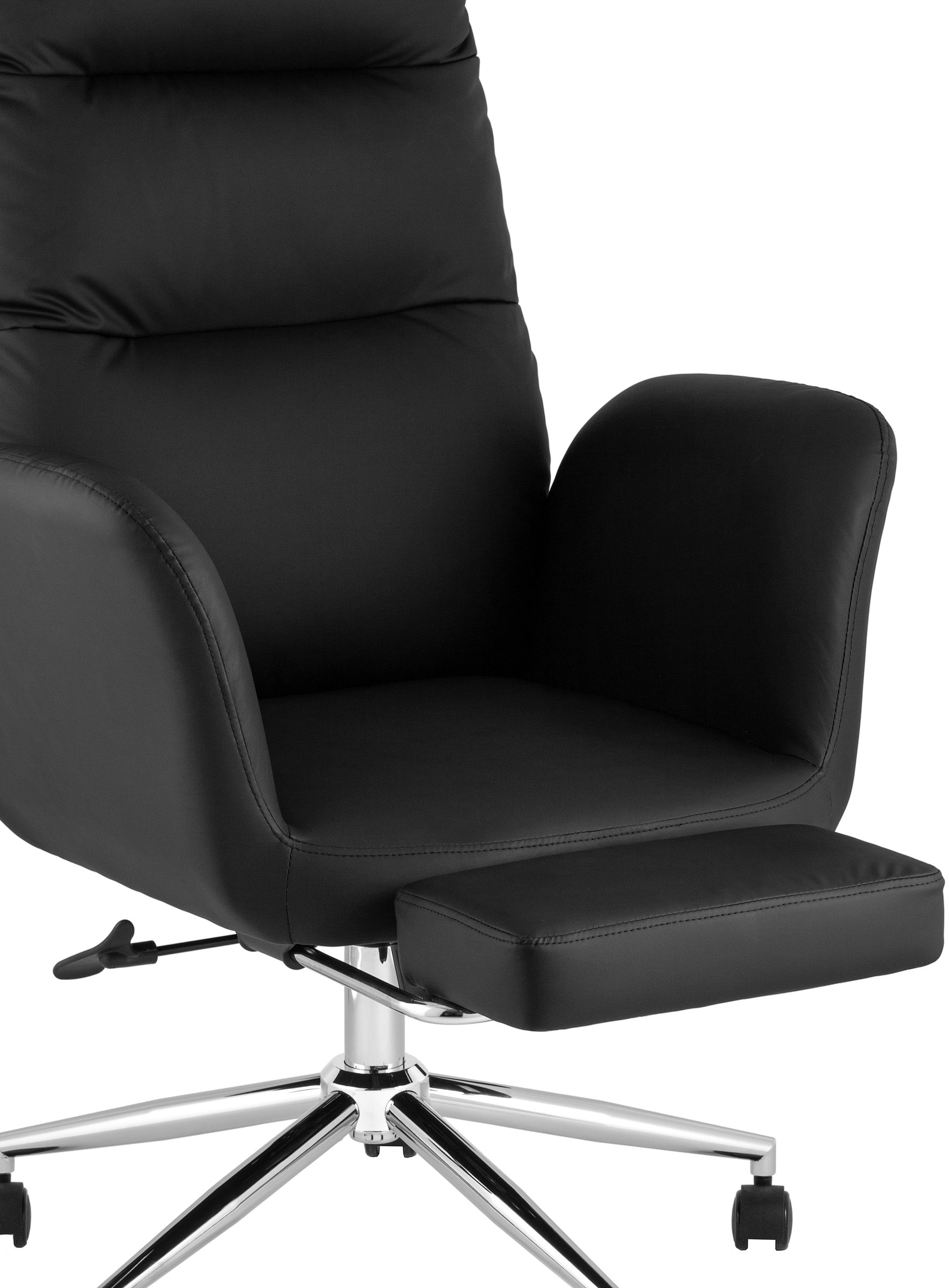 Кресло руководителя STOOL GROUP Solid NC с оттоманкой