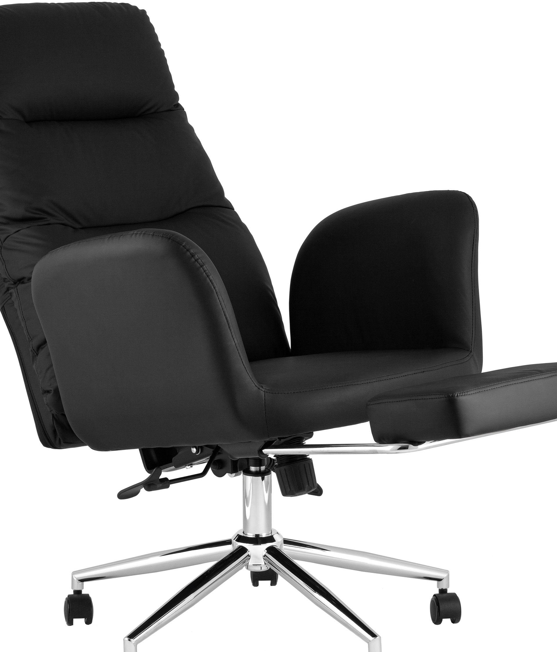 Кресло руководителя STOOL GROUP Solid NC с оттоманкой