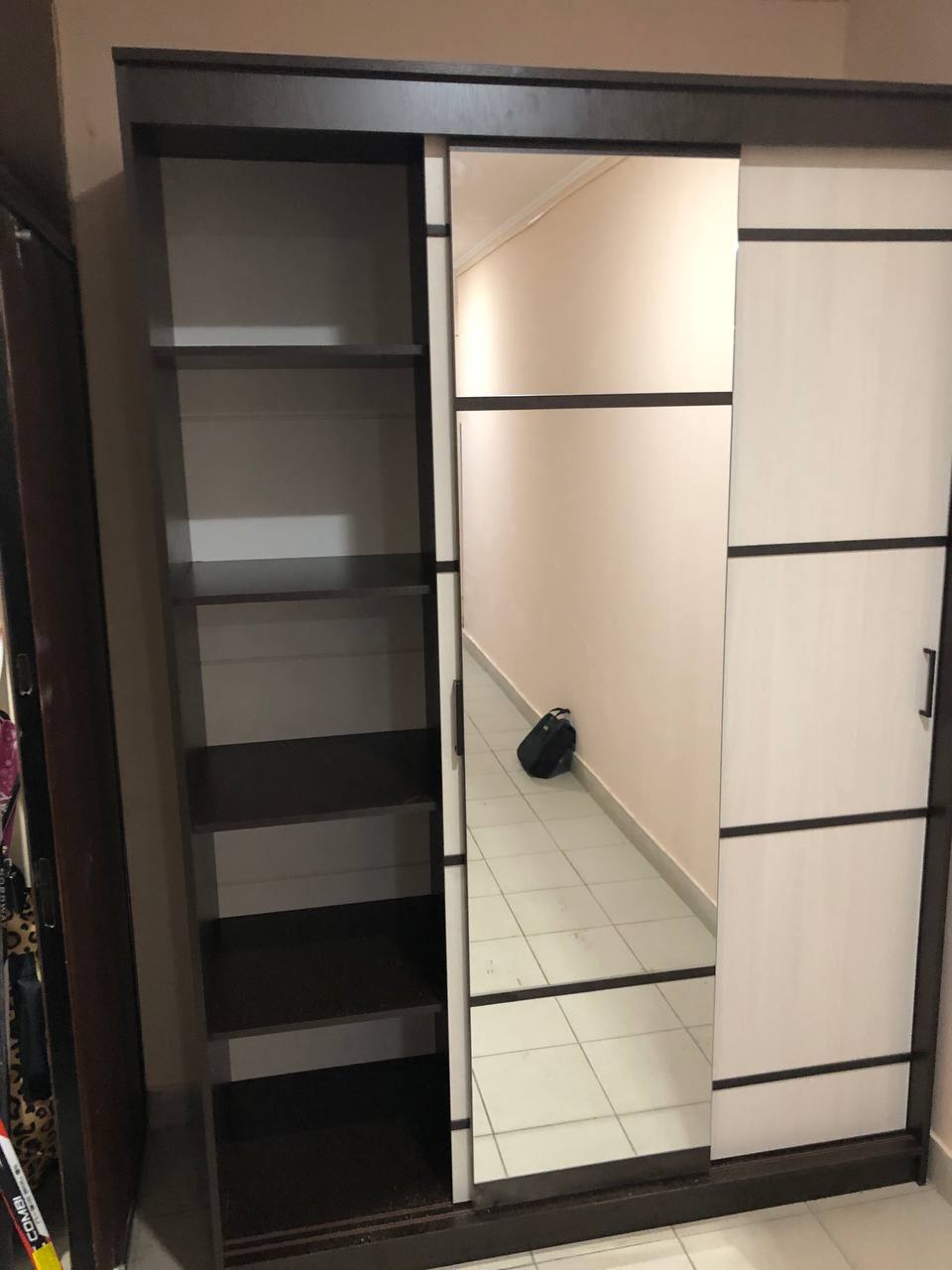 Шкаф-купе трехдверный Арника Карелия