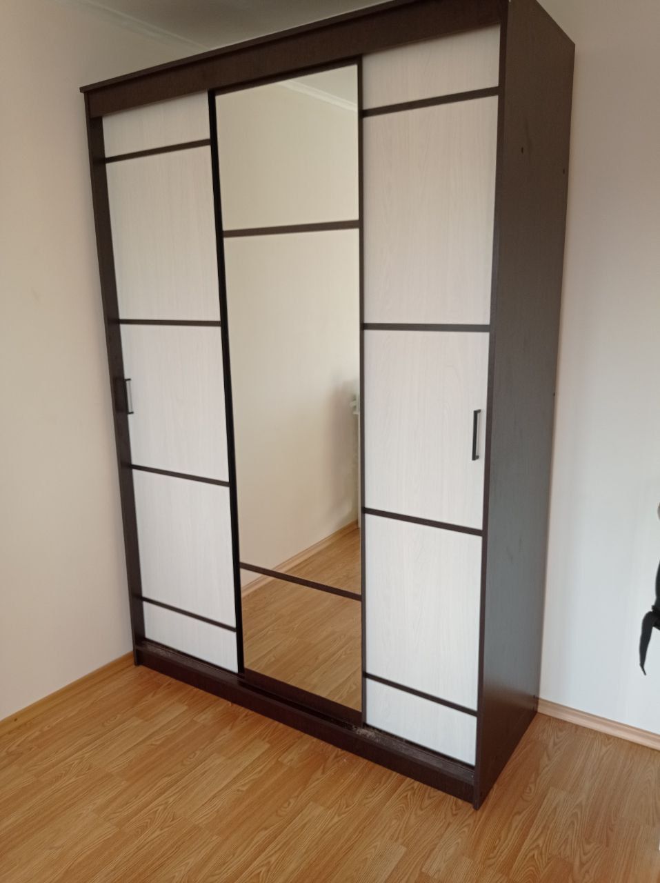 Шкаф-купе трехдверный Арника Карелия