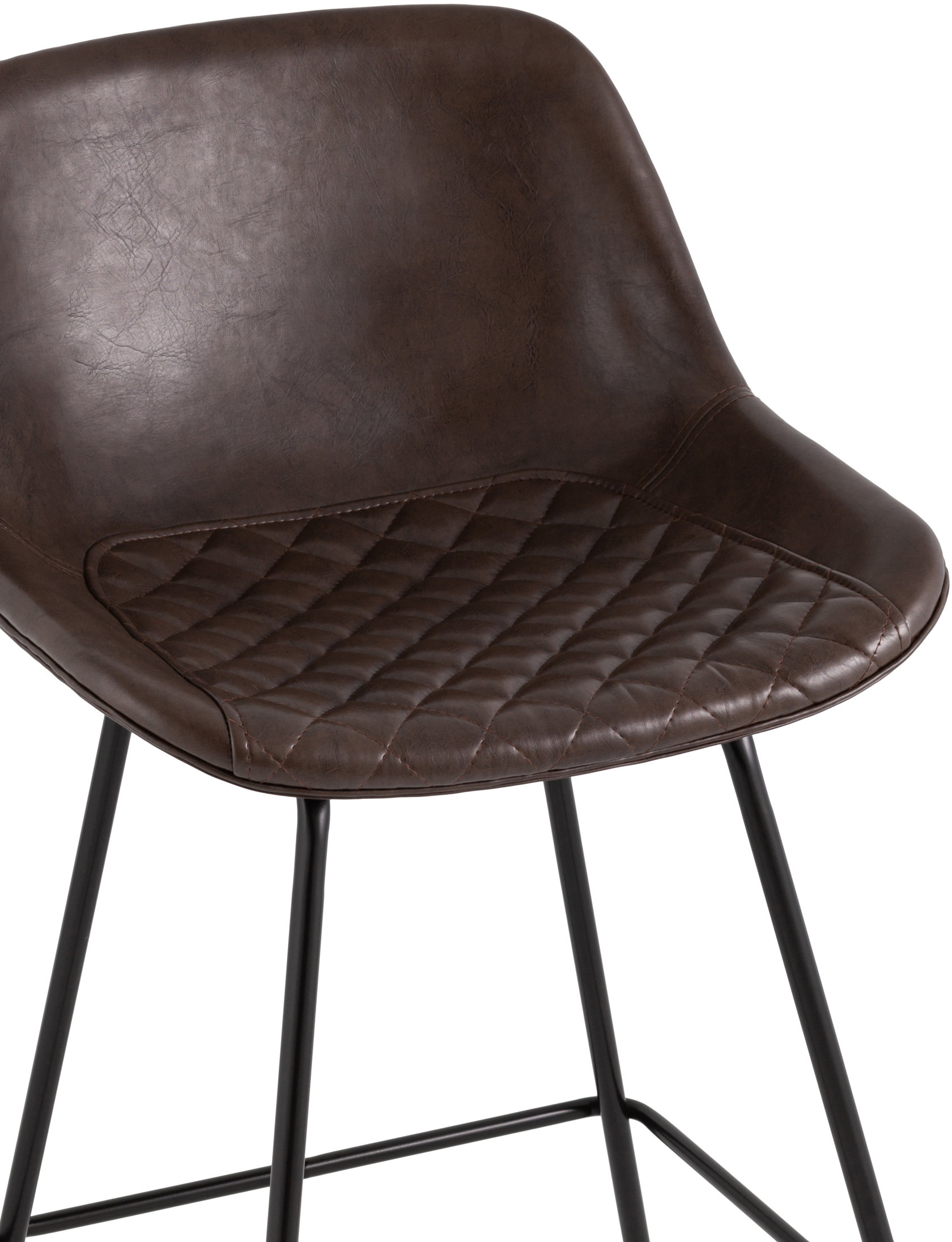 Стул полубарный STOOL GROUP Деймон Экокожа