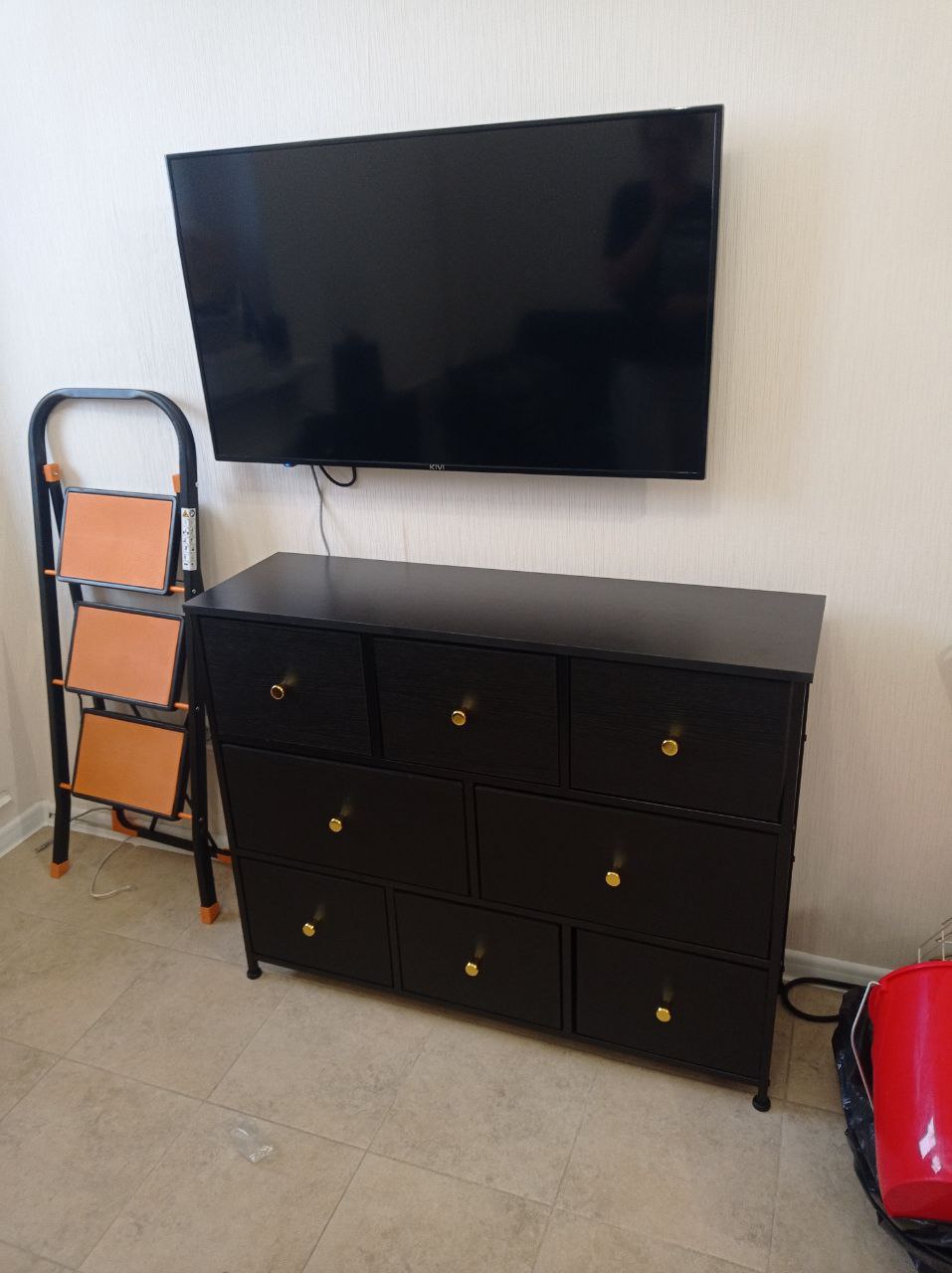 Комод Leset Линкс широкий 8 ящиков (МДФ)