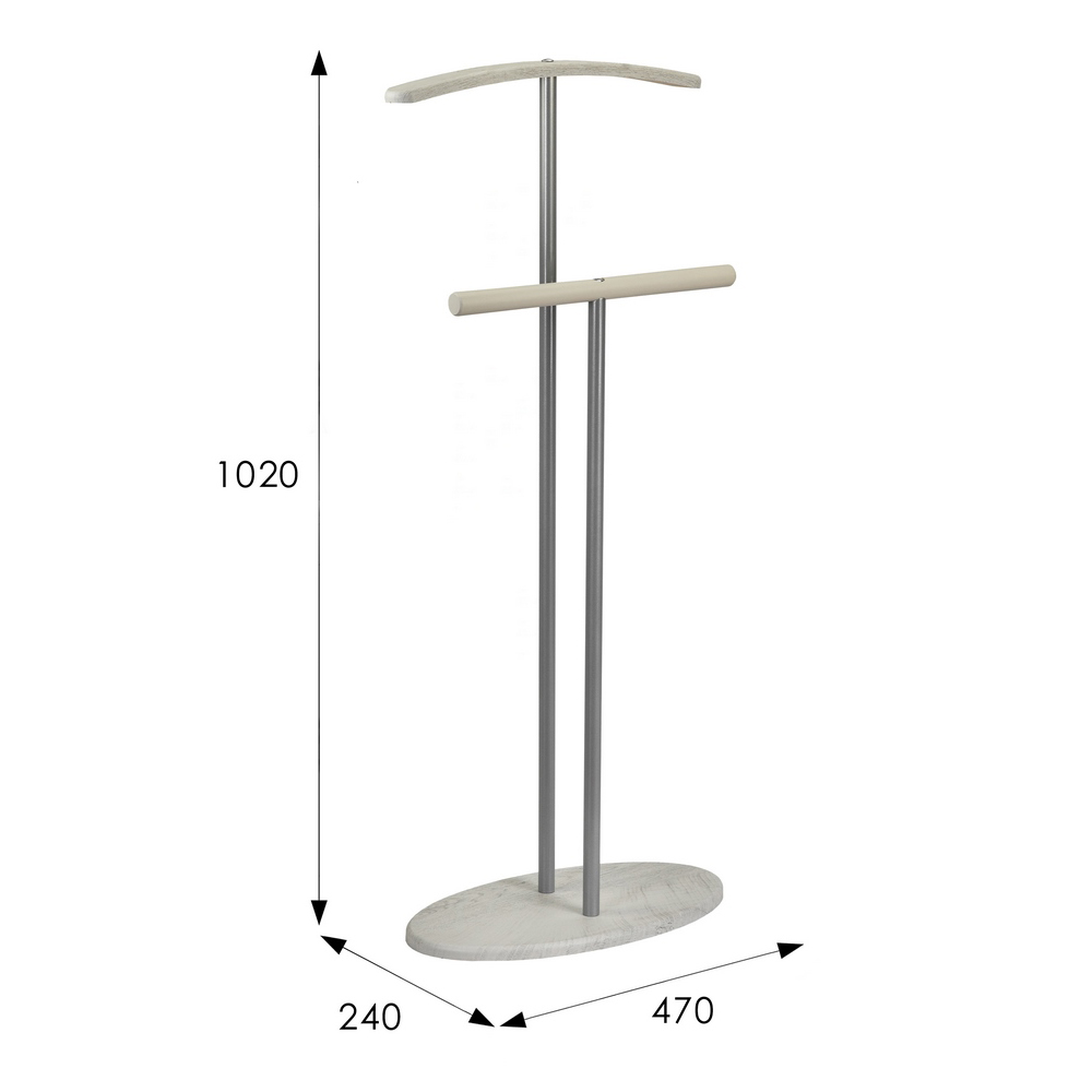 Вешалка костюмная Мебелик Дэви 2