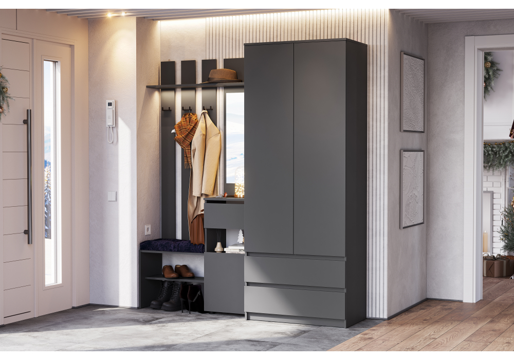 Шкаф Woodville Сибити двухстворчатый