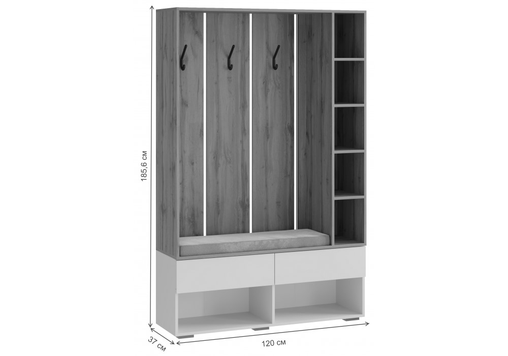 Готовая прихожая Woodville Роут