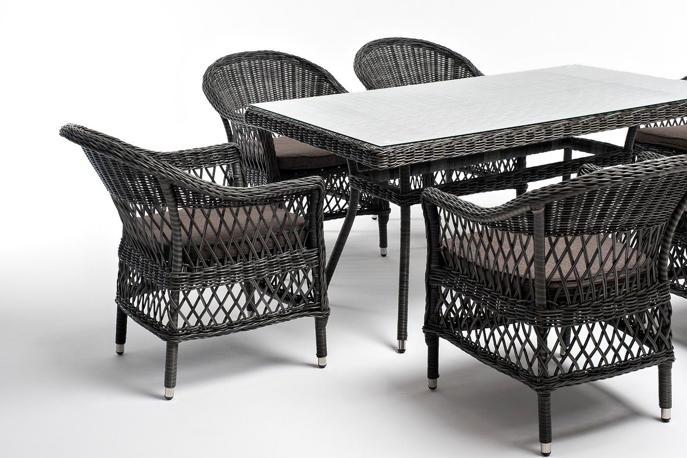Обеденная группа из искусственного ротанга на 6 персоны 4sis Амароне