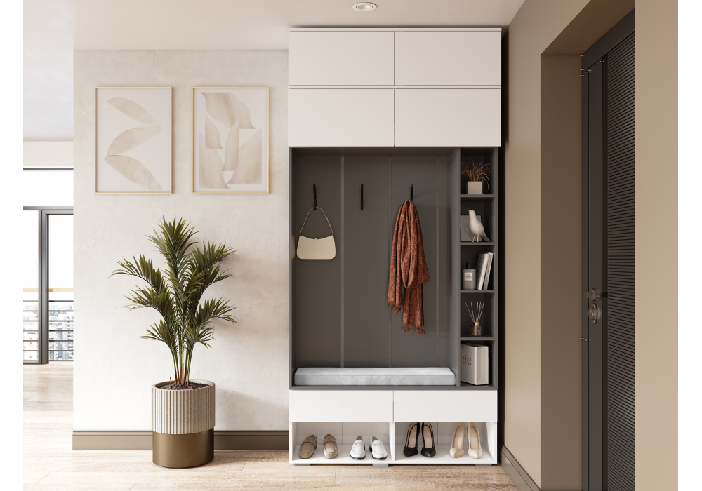 Модульная прихожая Woodville Роут комплектация 9