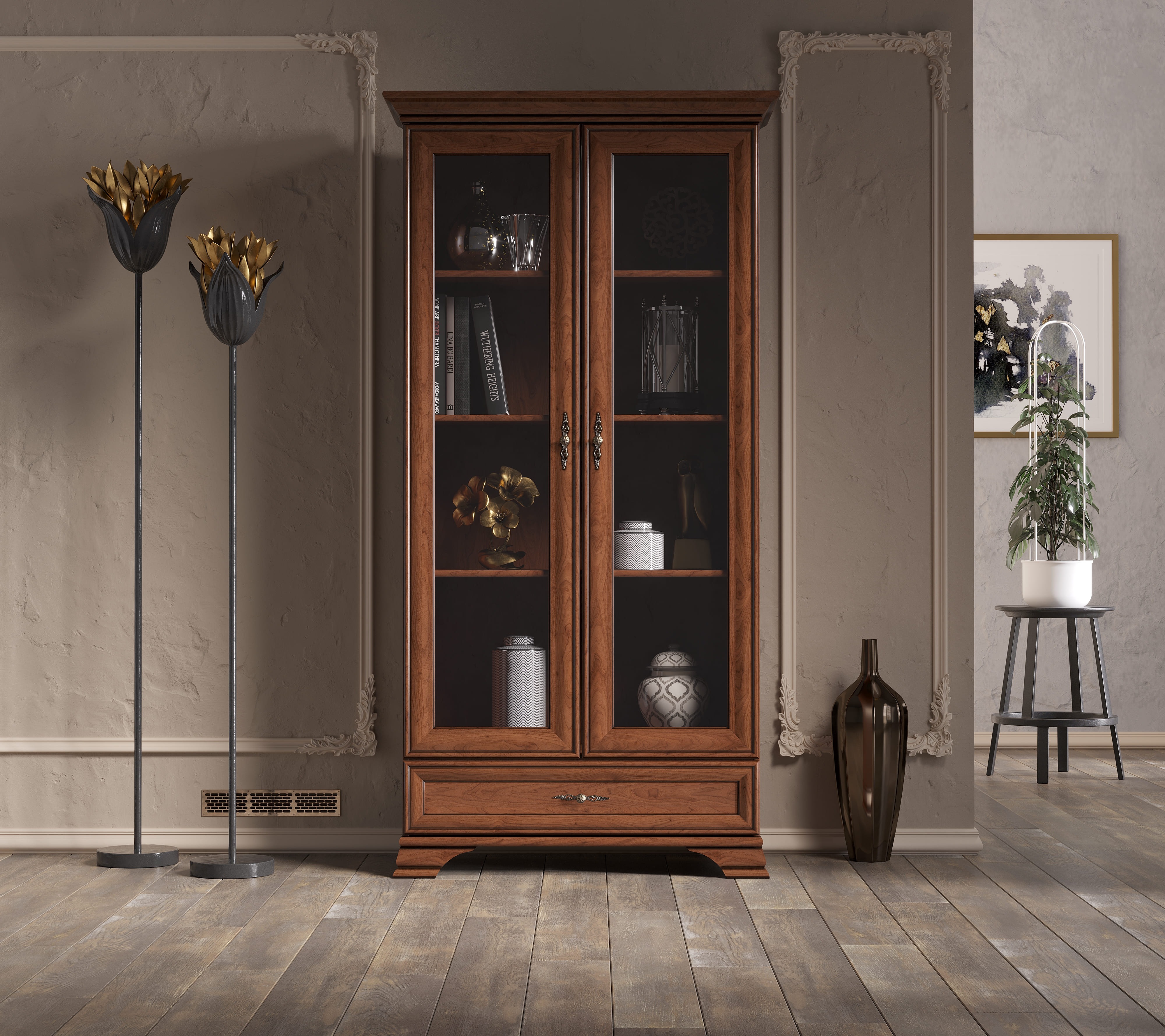 Шкаф БРВ Мебель KENTAKI S320-REG2W1S