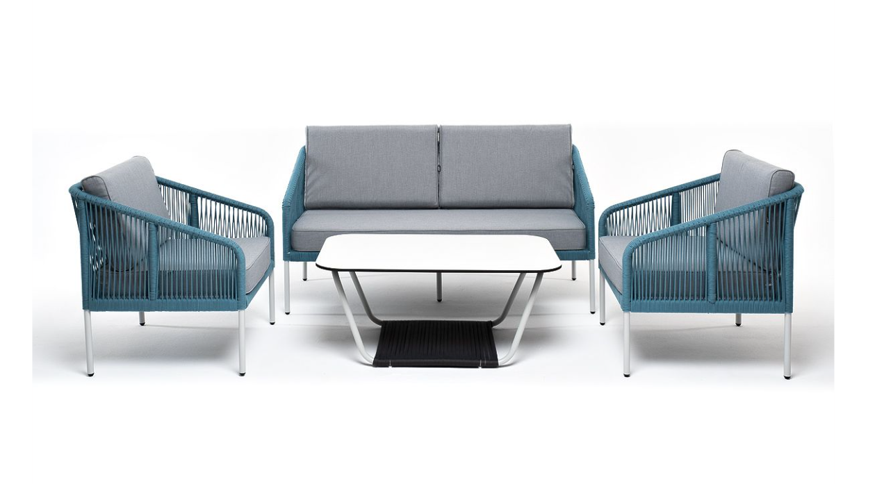 Лаунж-зона 4-местная из роупа 4sis Канны