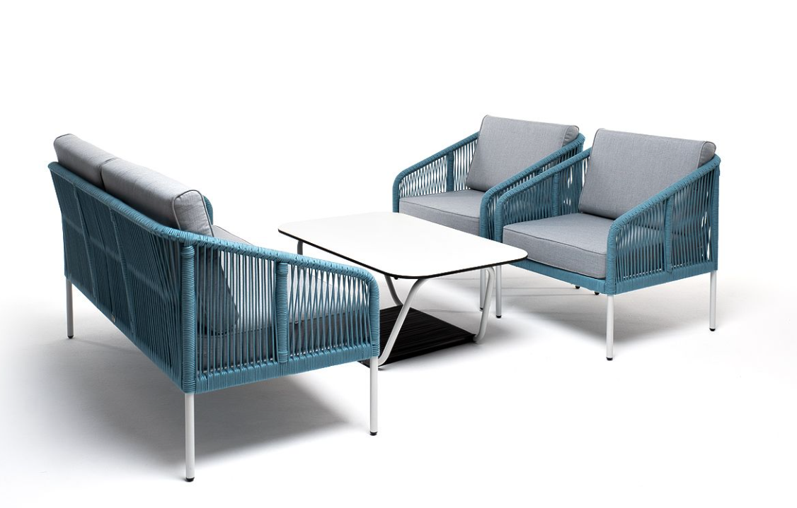 Лаунж-зона 4-местная из роупа 4sis Канны