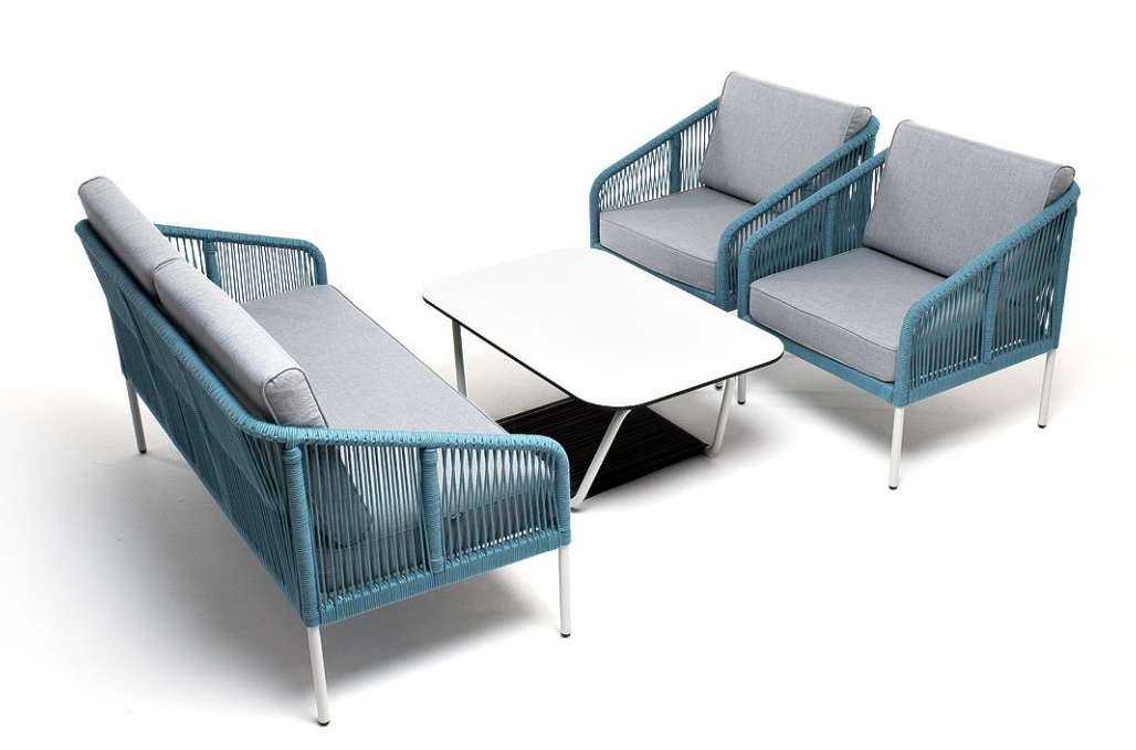 Лаунж-зона 4-местная из роупа 4sis Канны