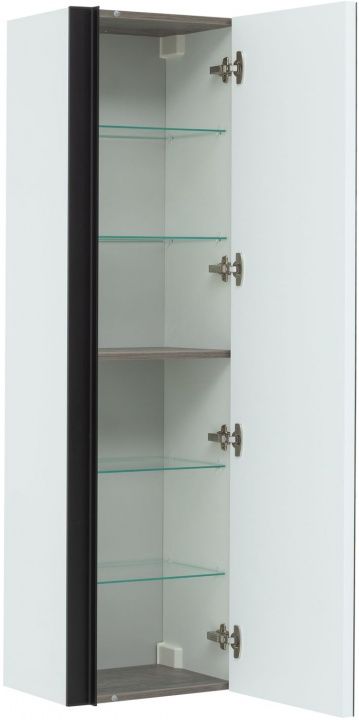 Шкаф-пенал для ванной De Aqua Ариетта New 40 R с зеркалом