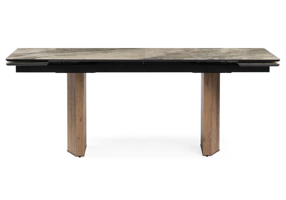 Стеклянный стол Woodville Монерон 200(260)х100х77