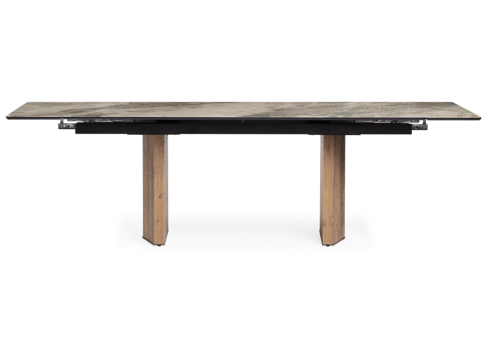 Стеклянный стол Woodville Монерон 200(260)х100х77