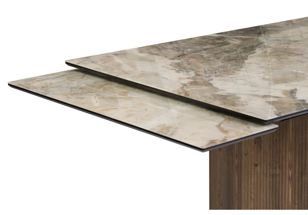 Стеклянный стол Woodville Монерон 200(260)х100х77