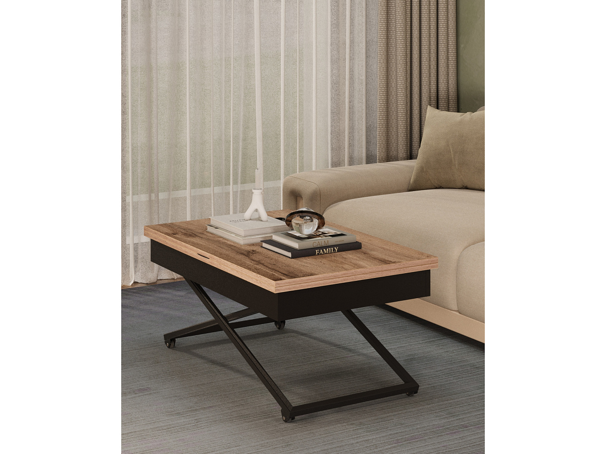 Стол-трансформер Калифорния АНДРЭ Loft дуб вотан (У)