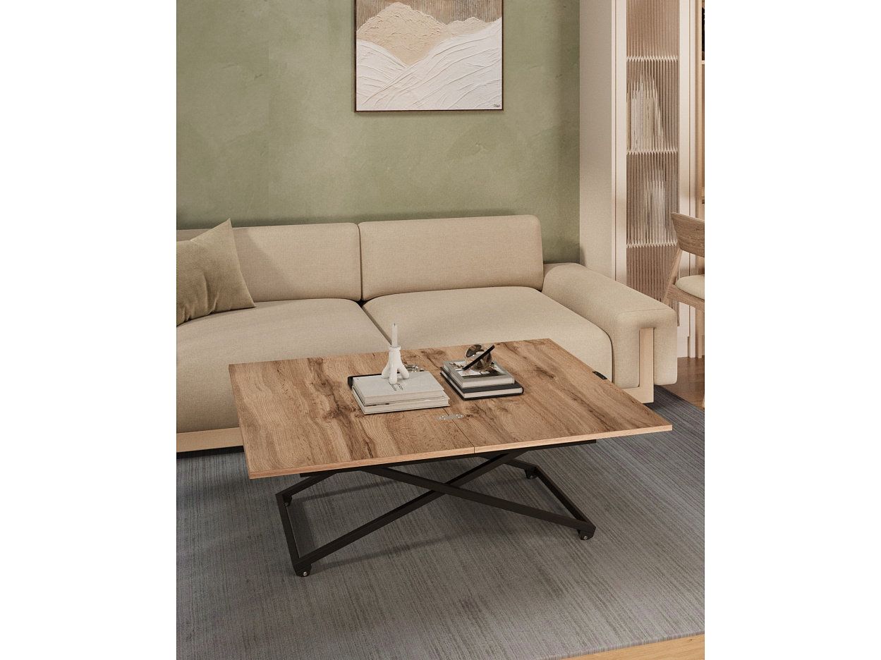 Стол-трансформер Калифорния АНДРЭ Loft дуб вотан (У)