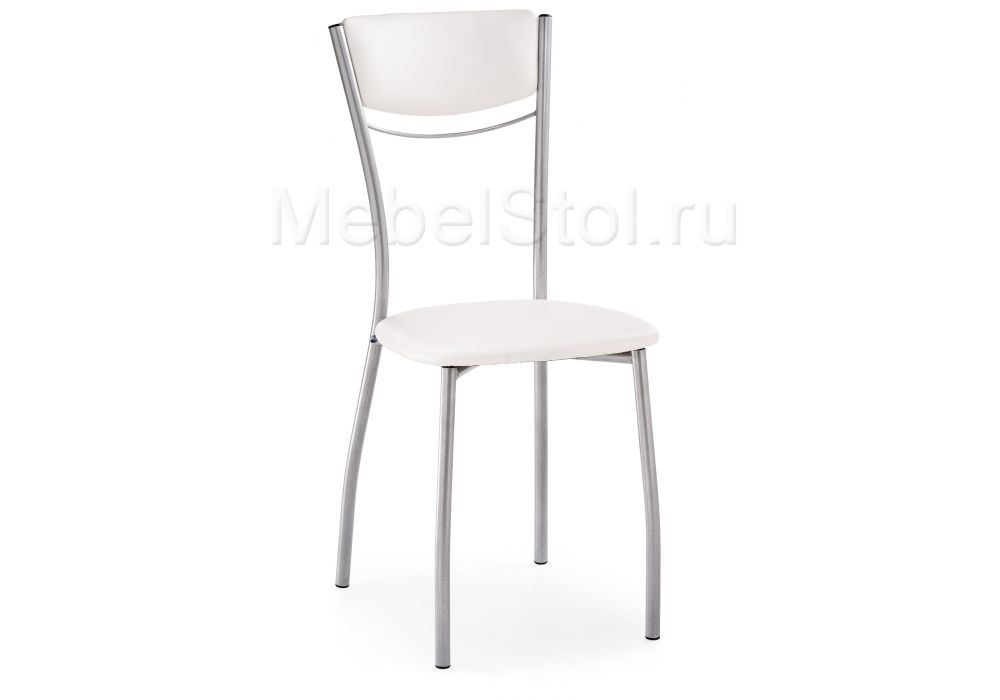 Стул на металлокаркасе Goki с мягкой спинкой светлый мусс (Р)