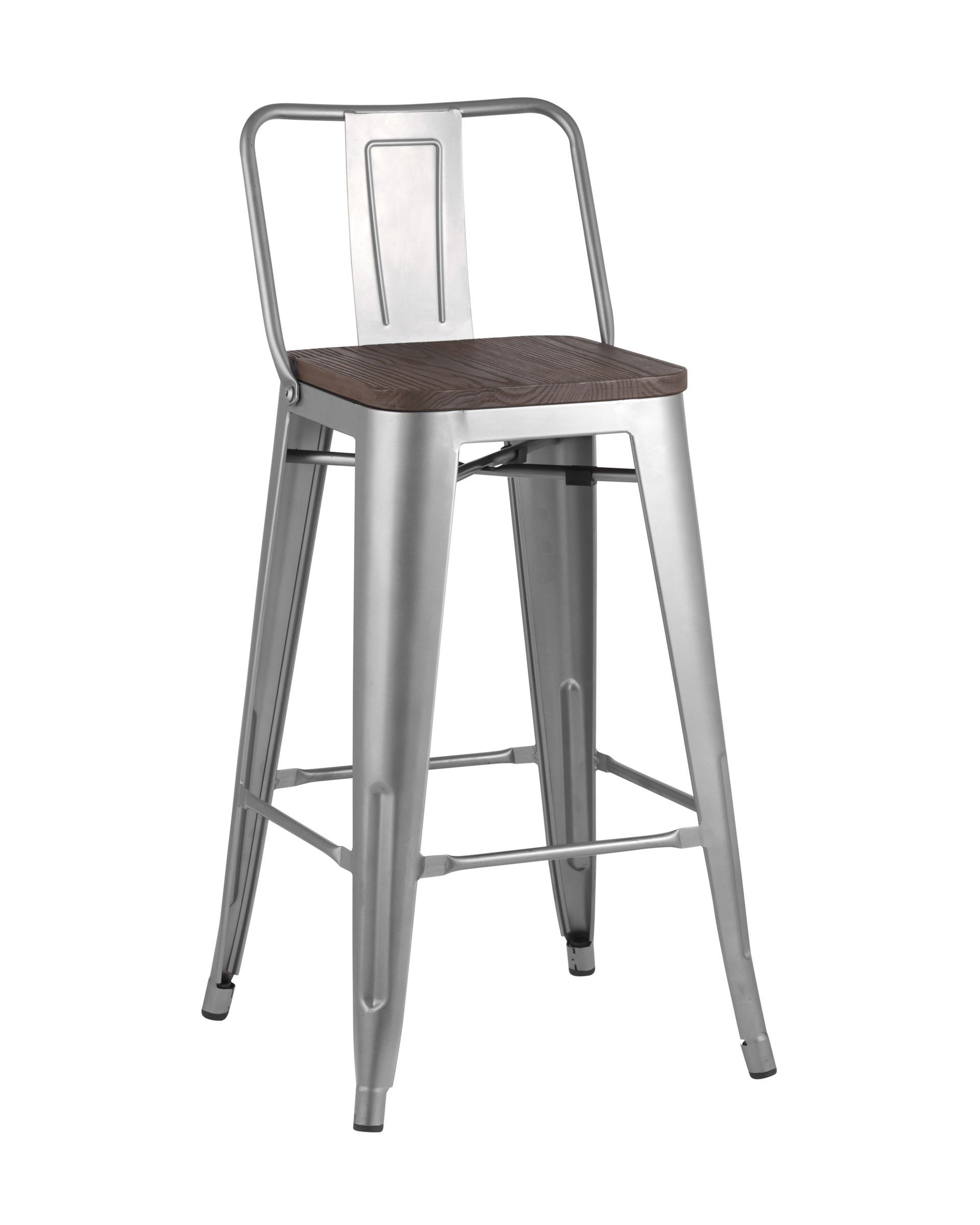 Стул полубарный STOOL GROUP TOLIX WOOD со спинкой