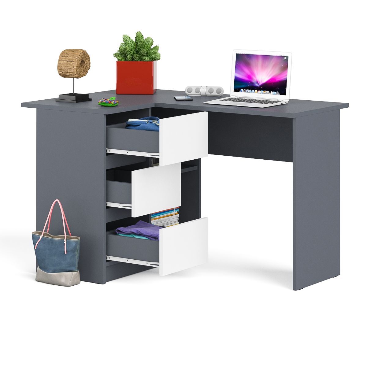 Стол компьютерный СВК Мори МС-16 левый