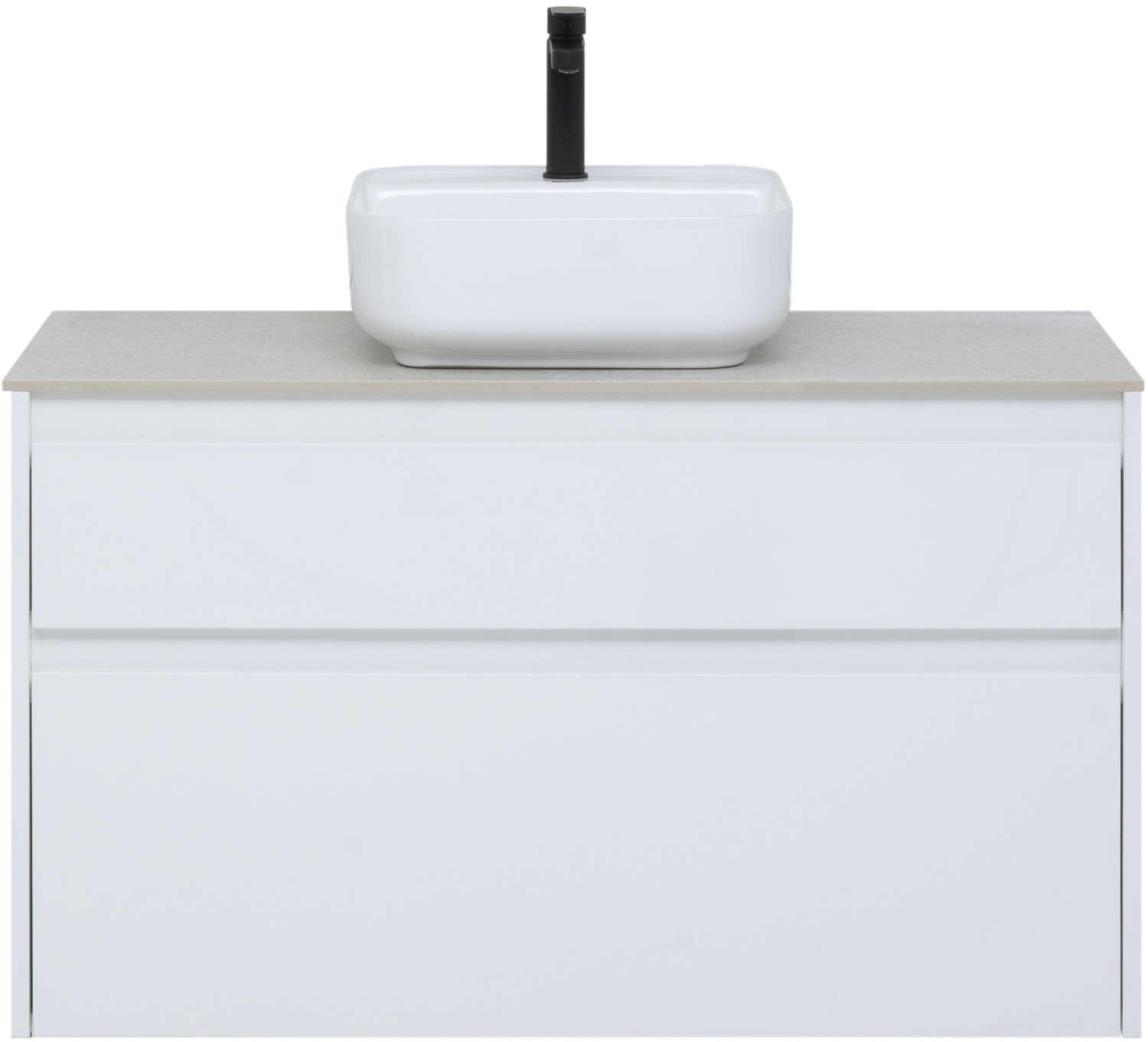 Тумба под раковину AQUANET Nova Lite 100 (2 ящик)