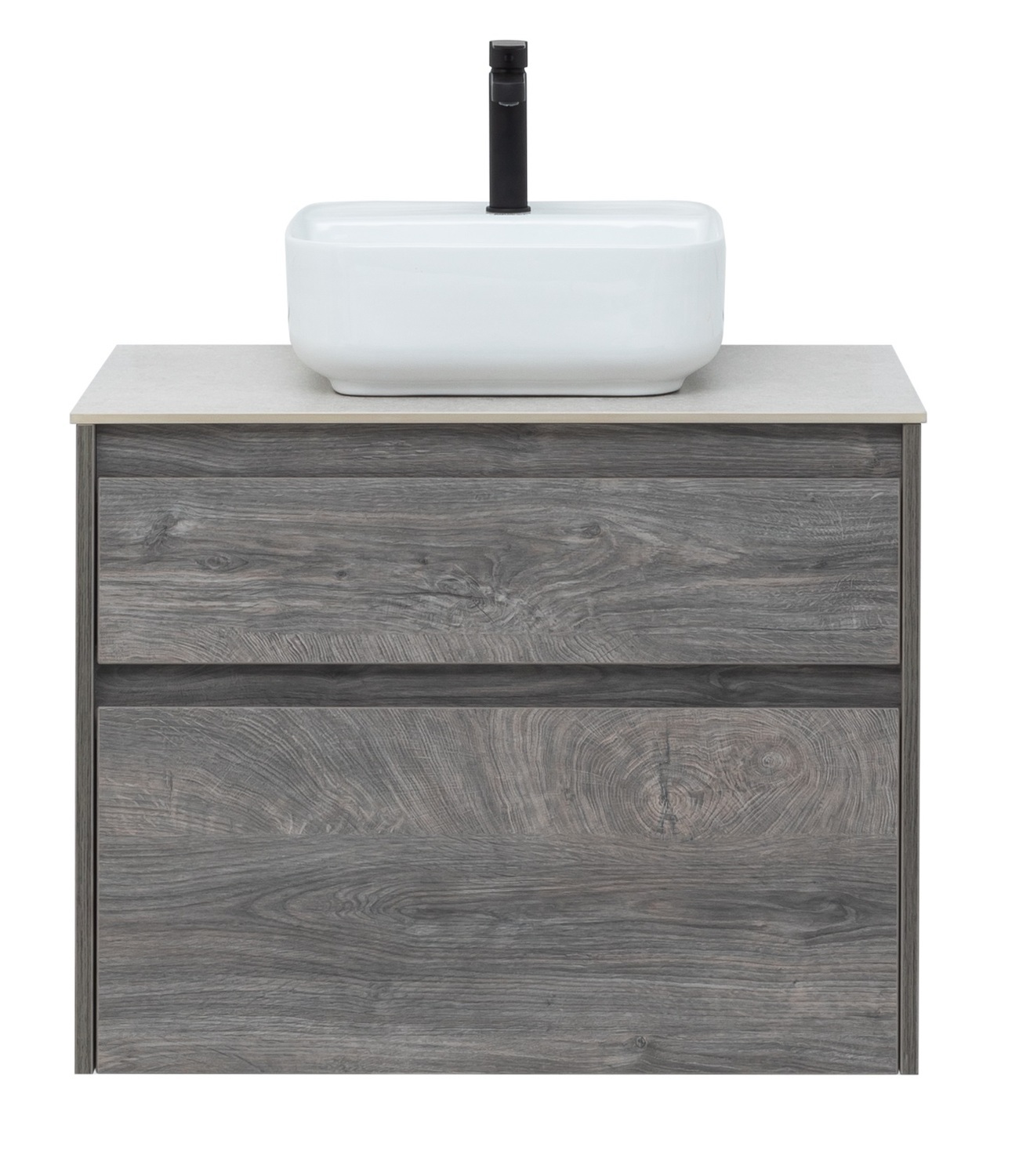 Тумба под раковину AQUANET Nova Lite 75 (2 ящик)