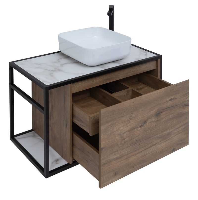 Тумба под раковину AQUANET Nova Lite Loft 90 R