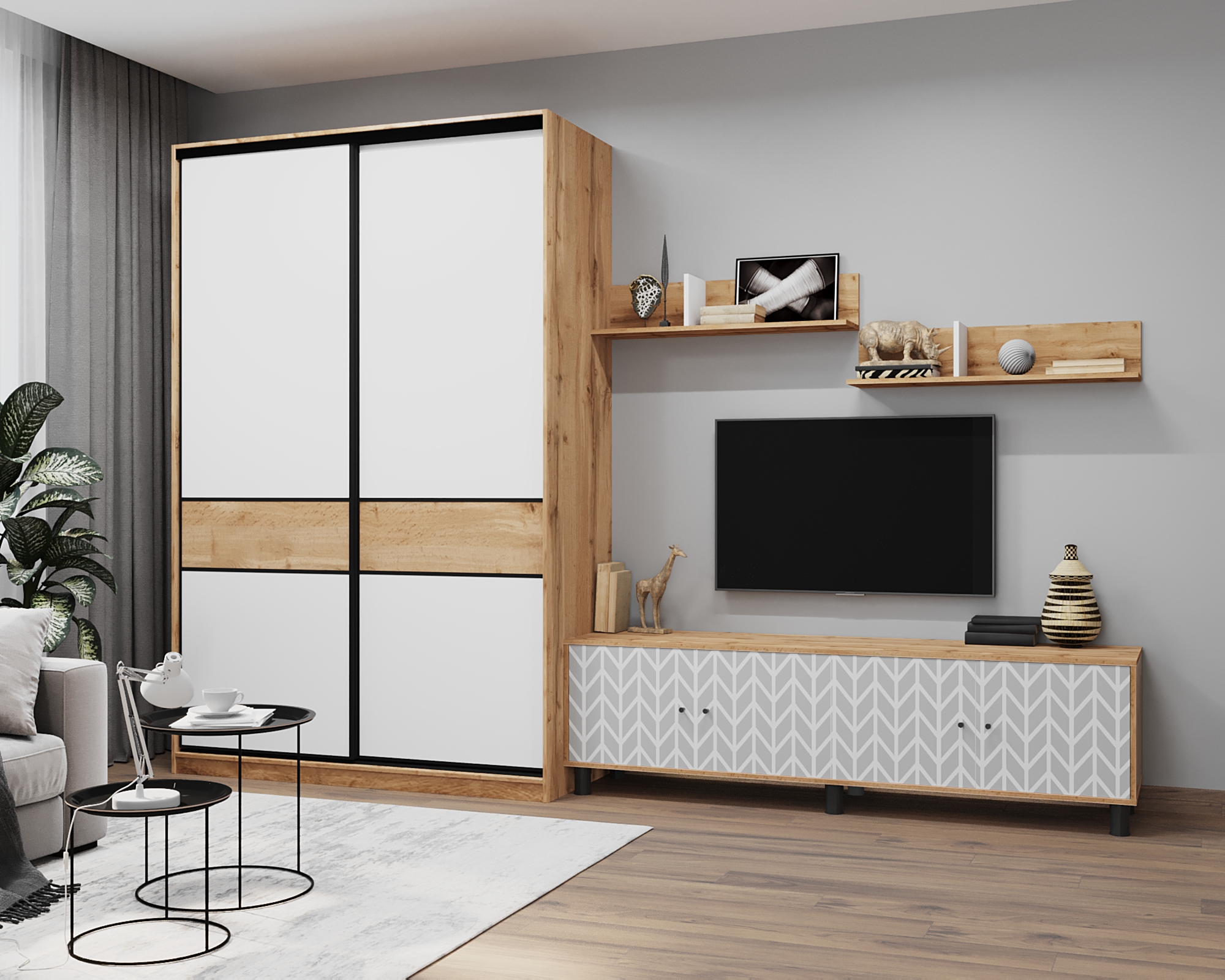 Шкаф-купе МАМА SLIM