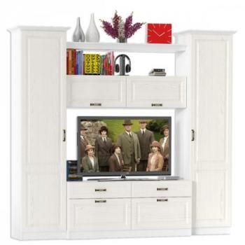 Гостиная Mobi Ливерпуль набор мебели 2 Тумба + Пенал 2шт + Шкаф навесной + Полка + Карниз 500 2шт