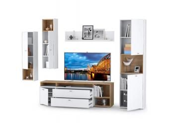 Гостиная Mobi Бэль № 04 10.63 2шт + 10.107 + 10.92 + 10.04