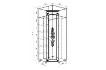 Гарнитур для прихожей Compass Ассоль АС-055