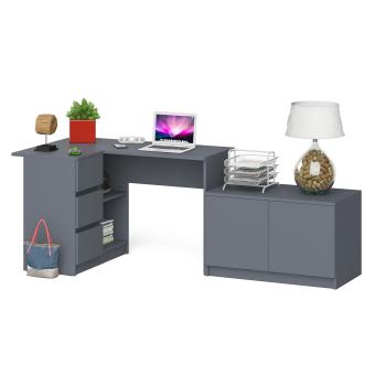 Стол компьютерный СВК Мори МС-16 левый + Тумба МА900.1