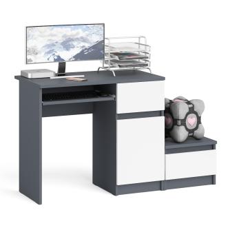 Графит/белый