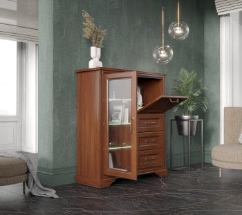 Тумба БРВ Мебель STYLIUS B169-KOM1W1B3S с подсветкой