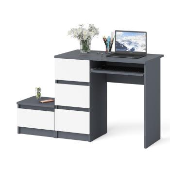 Графит/белый