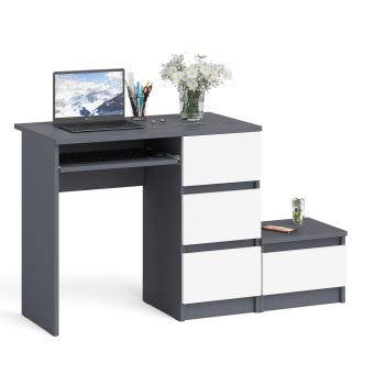 Графит/белый