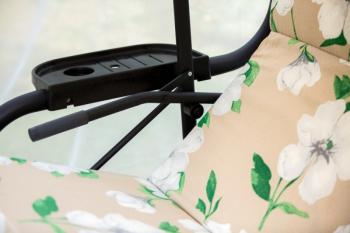 Качели садовые 3-х местные Мебельторг Турин Премиум FLOWER