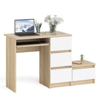 Дуб сонома/белый