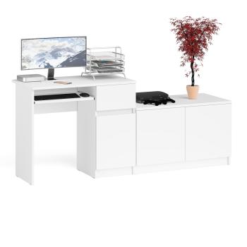 Стол компьютерный СВК Мори МС-1 правый + Тумба МА900.1