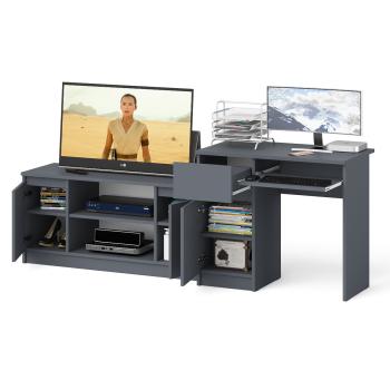 Стол компьютерный СВК Мори МС-1 левый + Тумба МТВ1200.1