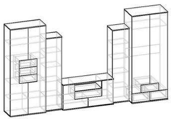 Стенка Мебелайн «Мебелайн – 5»