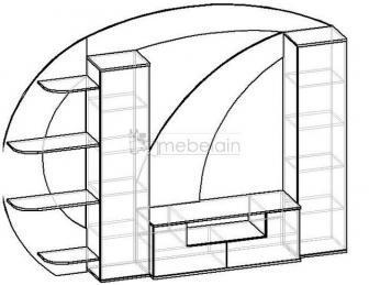 Стенка Мебелайн Мебелайн-13