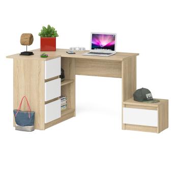 Дуб сонома/белый