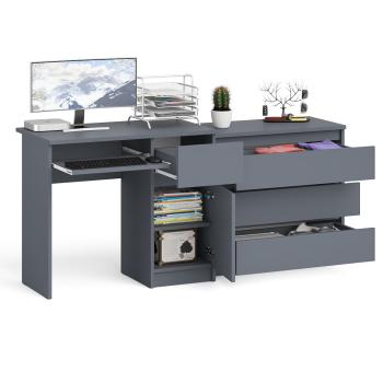 Стол компьютерный СВК Мори МС-1 правый + Комод МК800.1