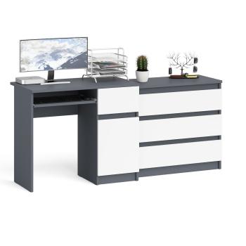 Графит/Белый